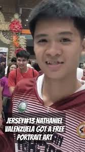 JERSEY#13 NATHANIEL VALENZUELA GOT HIS FREE PORTRAIT ART