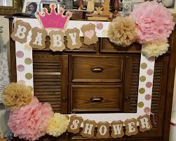 Photo Booth Frame For A Girl S Baby Shower Baby Shower Pictures Baby Shower Frame Baby Shower Princess