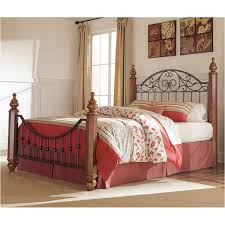 Signature Design By Ashley Wyatt Queen Bed 599 Liked On Polyvore Featuring Home Furniture Beds Traditional Bedroom Furniture Furniture Ashley Furniture