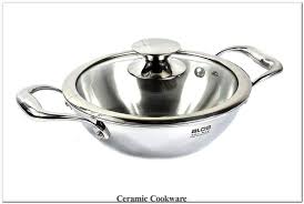 Vitale Triply Stainless Steel Cookware Ceramic Cookware Stainless Steel Cookware Wok