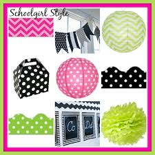 Black And White Polka Dot Classroom Decor I Heart School Inspiration Boards Pink Classroom Classroom Decor Themes Classroom Decor