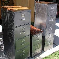 File cabinets are often heavy, cumbersome, and hard to move. Refinished 5 Drawer Metal Filing Cabinet W Or W O Solid Wood Filing Cabinet Metal Filing Cabinet File Cabinet Makeover