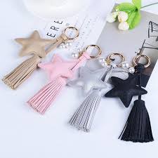 New Creative Key Chains Fashion Keychains Car Key Rings Holder Women Bag Charm Pendant Handbag Decoration Jewelry Wholesale Keychain Leather Craft Leather Diy