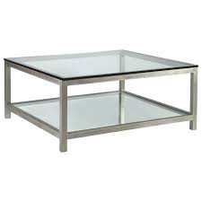 Clear table top home dining coffee table protective cover tempered glass modern. Adams Square Coffee Table Antique Silver Finish Luxe Home Company
