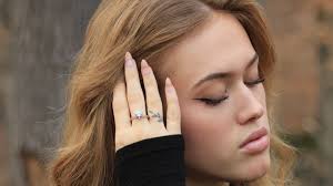 14K GOLD 2 CT Moissanite Solitaire Ring