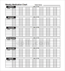 medication schedule template 8 free word excel pdf