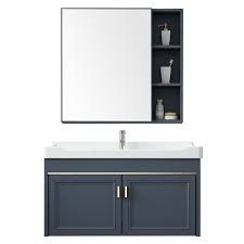 China Joinin Modern Design Aluminum Bathroom Modern Design Bathroom Sink Cabinets Furniture With Mirror China Bathroom Vanity Bathroom Cabinet
