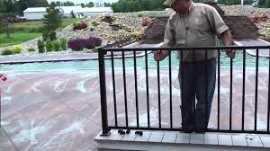 How would you reinvent your backyard? Westbury Aluminum Railing Installation Overview Youtube