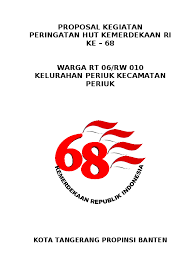 Maka sudah sepatutnya kita sebagai. Doc Proposal Kegiatan Hut Ri 68 Muhajir Syamsu Academia Edu