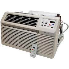 Wall ac unit home depot. Amana 9 000 Btu 115 Volt Through The Wall Air Conditioner And Heat Pump With 1 2 Kw Electric Heat And Remote Pbh092g12cc The Home Depot