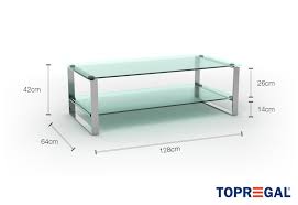 Clear large rectangle glass coffee table. Kim Glass Coffee Table Clear Tempered Glass Chrome Frame Topregal