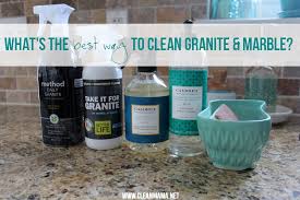 Granite is an incredibly tough and durable substance, but it is still a natural stone, which means that it is relatively porous and susceptible to staining if it isn't kept clean and properly sealed and polished. What S The Best Way To Clean Granite Marble Clean Mama