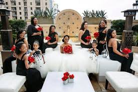 Black And White Wedding Bridal Party Fabulous Red Black And White Wedding By Nadia D Photography Perfete Black Tie Wedding Red Wedding American Wedding