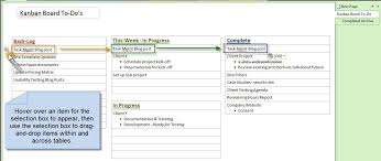 onenote kanban board one board to rule the tasks personal kanban kanban personal kanban board
