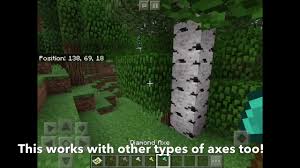 How To Strip Wood In Minecraft Youtube