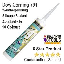 12 Dow Corning 791 Coloured Silicone Sealant Frame