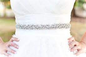 So Stunning And Elegant Continue The Rhinestone Sparkle Theme With This Beautiful Sash Wedding Dress Belt Wedding Dress Belt Crystal Rhinestone Wedding Dress