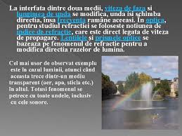 În cazul undelor sonore propagate în aer viteza este de aproximativ 343 m/s la temperatura de 20°c. Reflexia Si Refractia Luminii Geometrie Si Trigonometrie Aplicata