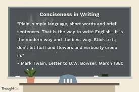 The street was filled with fruit stands./the street heaved (burst, sagged, etc.) with fruit stands. Definition And Examples Of Conciseness In Writing