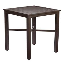 Hampton Bay Mix And Match Metal Outdoor Bistro Table Fts70660a The Home Depot Bistro Table Outdoor Patio Furniture Sets Bistro Table