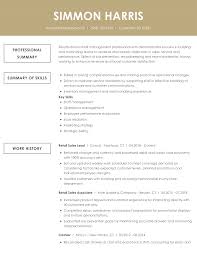 Fmcg national sales manager sample resume. Retail Sales Associate Resume Examples And Tips Myperfectresume