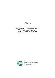 First 4 charachters (bcit) represent bank code of intesa sanpaolo spa (formerly banca intesa spa). Figures And Ratios Banca Popolare Di Milano