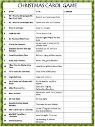 These are the best questions to ask when playing christmas trivia with your family this holiday season. Christmas Carol Game Free Printable From Moms Munchkins