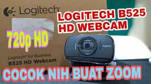 Logitech B525 Hd Webcam Unboxing And Review Indonesia Youtube