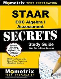 There are 54 questions on staar algebra 1, so your raw score directly relates to the number of correct answers. Amazon Com Staar Eoc Algebra I Assessment Secrets Study Guide Staar Test Review For The State Of Texas Assessments Of Academic Readiness Mometrix Secrets Study Guides 9781621200956 Staar Exam Secrets Test Prep Team