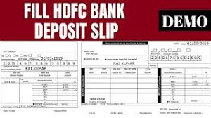 Mentioned on the check, it will be processed, thats the way i hdfc does not allow cash deposit into hdfc account from another bank or even a different branch of hdfc ? How To Fill Hdfc Bank Deposit Form Slip Youtube