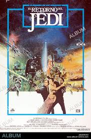 Poster of STAR WARS: EPISODE VI-RETURN OF THE JEDI, 1983, directed by  RICHARD MARQUAND. Copyright LUCASFILM/20TH CENTURY FOX. - Album alb469153