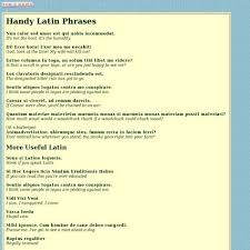 Handy Latin Phrases Latin Phrases Latin Quotes Latin Phrase Tattoos
