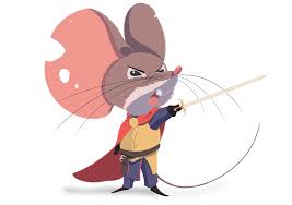 Warrior Mouse Linh Bui On Artstation At Https Www Artstation Com Artwork Evy2x4 Mouse Illustration Cartoon Rat Cartoon Character Design