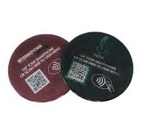 NFC Epoxy Menu Tag QR Code For Restaurant NFC Menu Custom ...