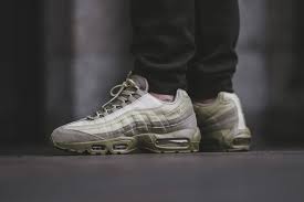 Here S An On Feet Look At The Nike Air Max 95 Premium Khaki Team Kicksonfire Com Nike Air Max Nike Air Max 95 Nike