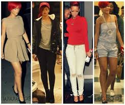 Resultado de imagem para look rihanna dia a dia