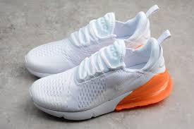 Mens And Wmns Nike Air Max 270 White Total Orange Ah8050 102 Nike Shoes Air Max Nike Air Max Air Max 270
