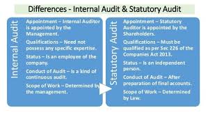 This statement does not affect the statutory rights of the consumer. Difference Between Statutory Audit And Internal Audit Coc Education