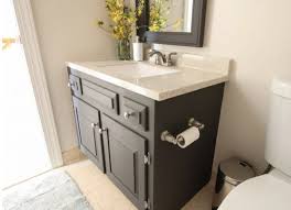 Painting a bathroom vanity cabinet is a manageable project that gives a whole new look while extending its life. Tips On How To Paint A Bathroom Vanity Like A Pro Angi Angie S List