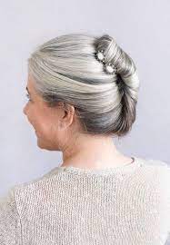 The Top 10 Best Hairstyles For Long Gray Hair In 2021 Long Gray Hair Easy Updo Hairstyles French Twist Hair