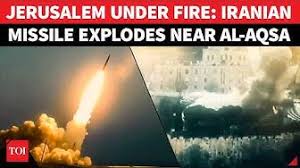 HUGE! Iran Missile Strike Lands Right Next To Al-Aqsa Mosque In Jerusalem,  Casualties On Eid
