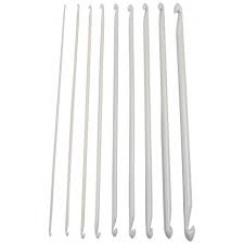 Your hook will begin to look something like knitting here as you progress. Pony Tunisian Crochet Hook Set 35cm 3 12mm 9 Sizes Ritohobby Co Uk