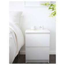 Malm خزانة بـدرجين أبيض 40x55 سم Ikea