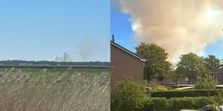 Grote brand in natuurgebied bij Epe, meerdere korpsen ter plaatse