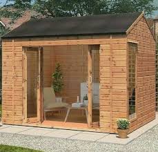 Check spelling or type a new query. 10x8 Garden Room Home Office Study Summerhouse Bifold Doors Wood Shed Shiplap Summer Houses Cheap Corner Summerhouse Sale Garden Sheds Uk