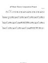 AP Music Theory Composition Project Sheet Music - AP Music Theory ...