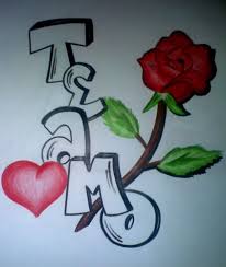 Te Amo Amor Poemas Y Algo Mas Te Amo Te Amo Dibujo Graffitis De Amor Dibujos Faciles De Amor
