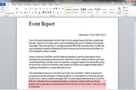 How to write a report for work. Help To Write Report 10 English Report Writing Examples