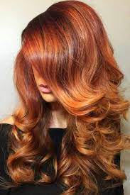 25 Ideas Of Pulling Off Red Highlights To Flame Up Your Base Copper Hair Color Hair Color Chart Ginger Hair Color