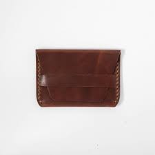 Medium Brown Flap Wallet Men S Leather Wallets Made In Usa Kmm Co